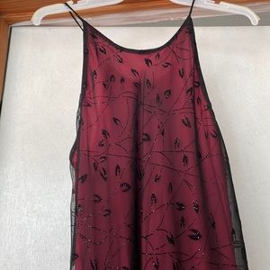 red and black goth formal dress ❤️🖤